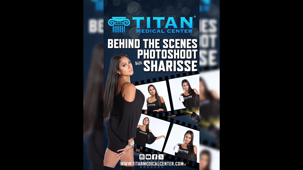 #TitanMedical BTS #Apparel Photoshoot with Sharisse Tsikouris!