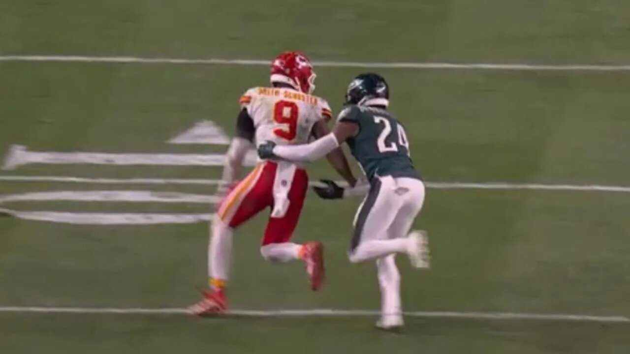 Controversial/Scripted "Holding Call" Penalty | Eagles Vs Chiefs Super Bowl 2023