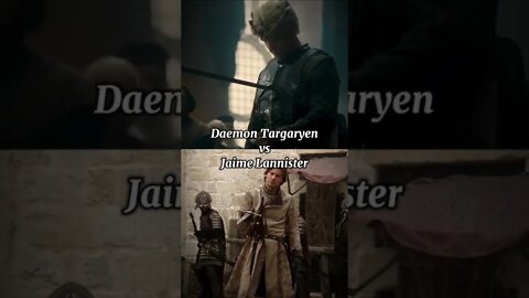 Daemon Targaryen vs Jaime Lannister #gameofthrones #houseofthedragon #shorts