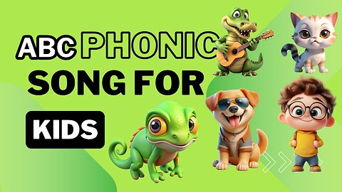 ABC Phonics Song with Sounds for Children - Alphabet Song with Two Words for Each Letter