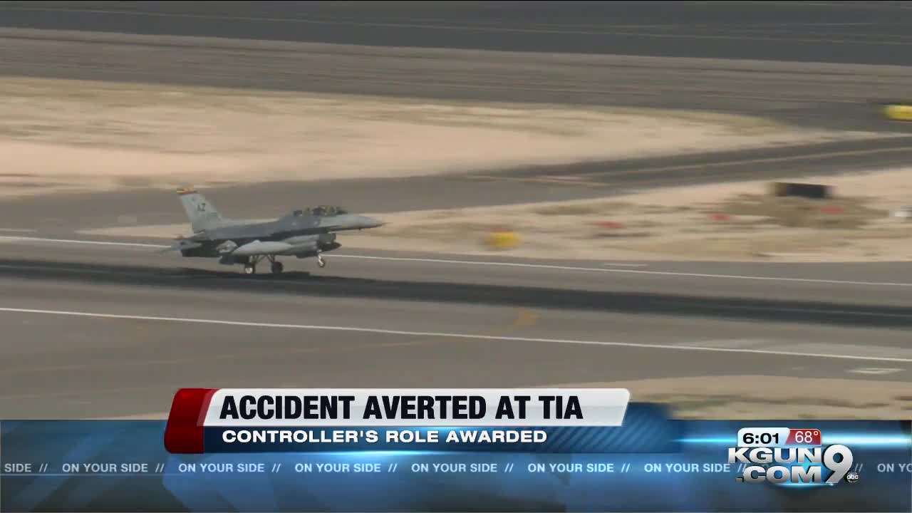 Tucson air traffic controller prevents aircraft collision