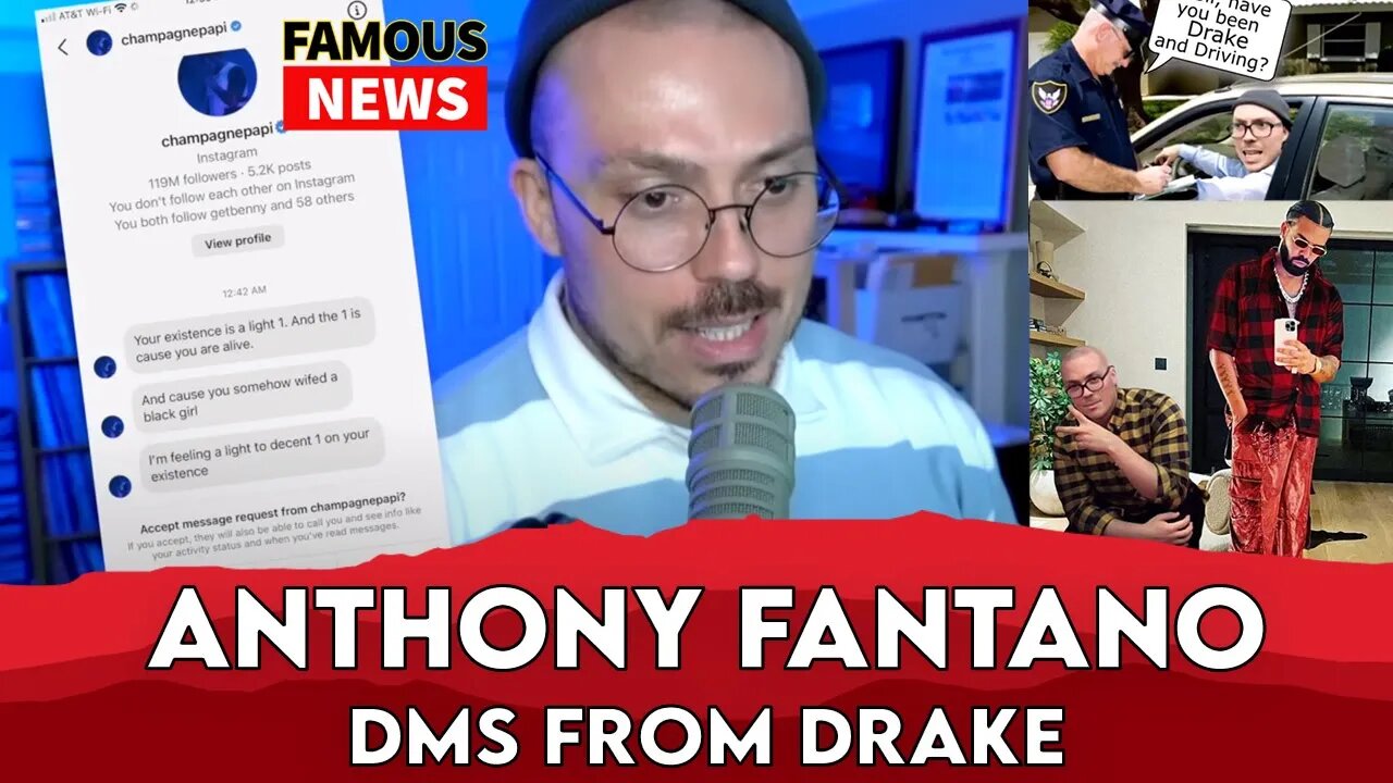 Anthony Fantano Gets Called Out By Drake via IG | Famous News