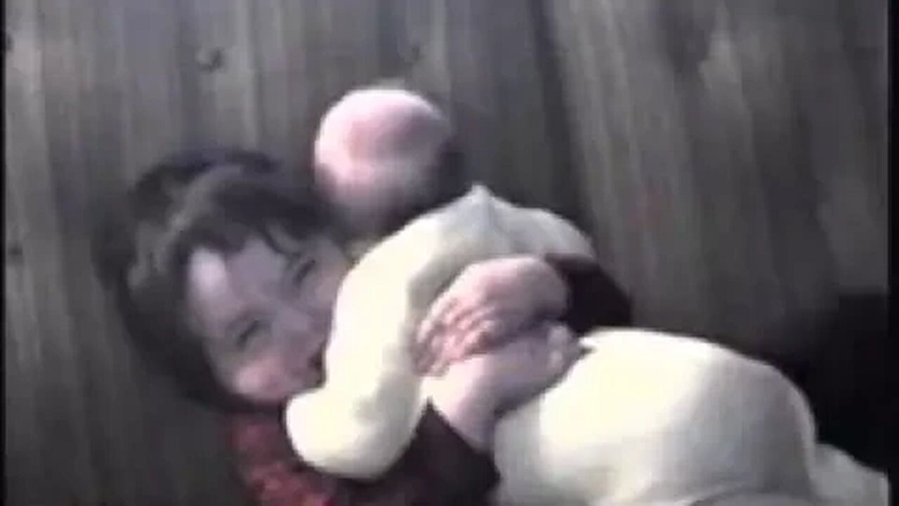 1995 1 Mick and Briana Hugs