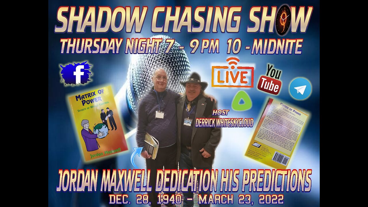 SHADOW CHASING SHOW - subject MATRIX OF POWER Secrets of World Control -29-8-2024