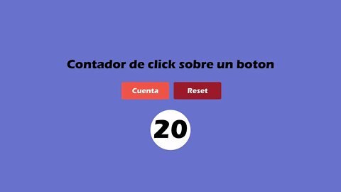 Contador de click en Javascript facil