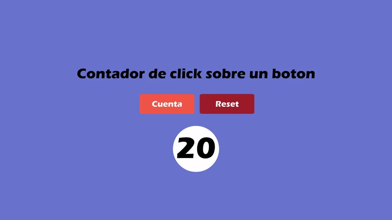 Contador de click en Javascript facil