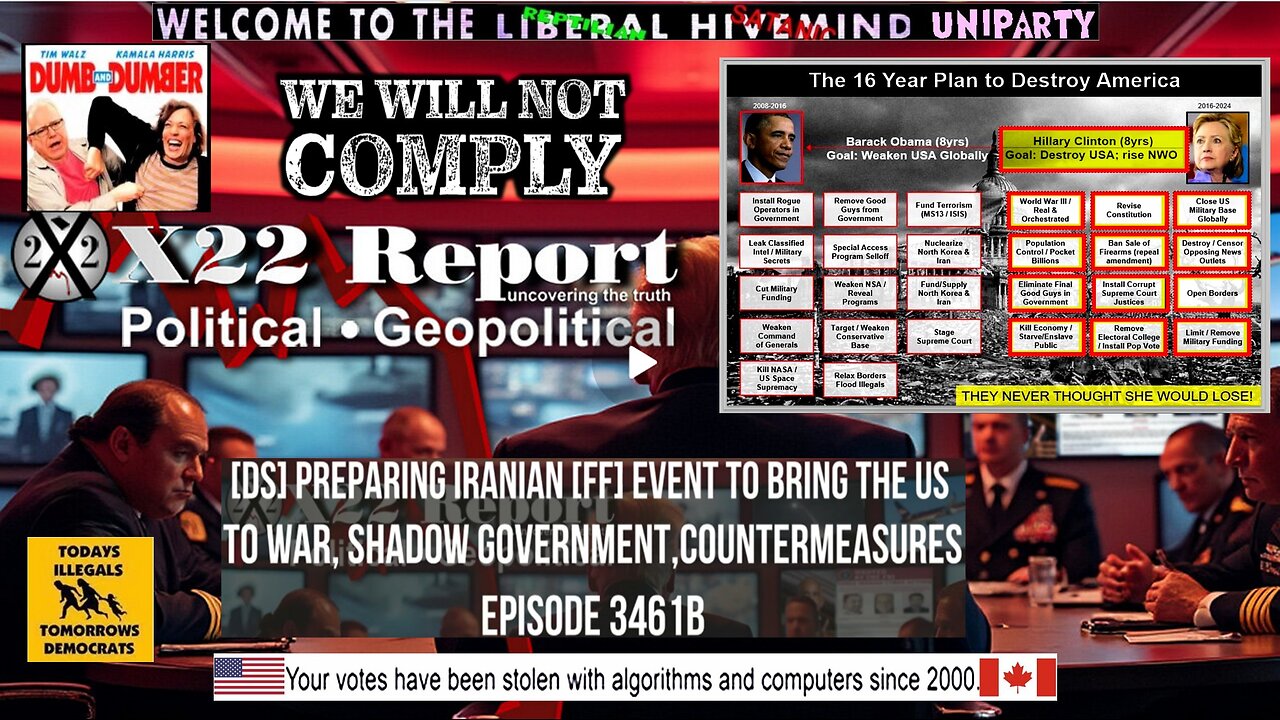 Ep. 3461b-[DS] Preparing Iranian [FF] Event To Bring The US To War,Shadow Government,Countermeasures