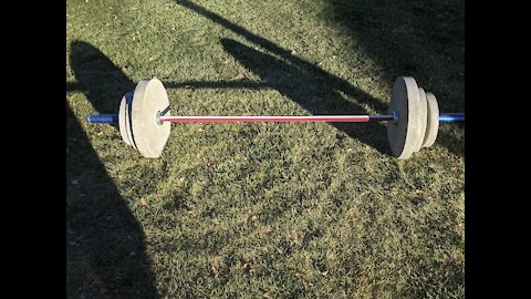 How to Make your own DIY Weight Plates with concrete