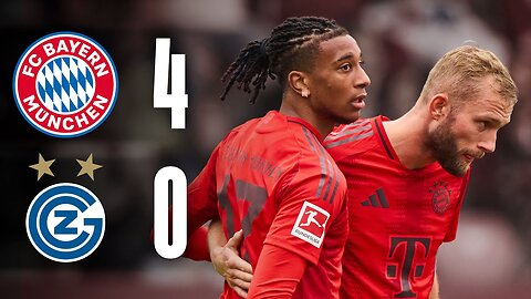 Stunning Olise goal in 4-0 win! | FC Bayern - GC Zürich | Highlights