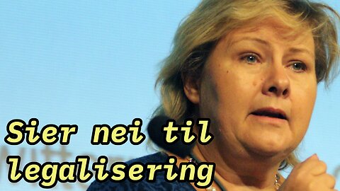 Solberg uenig med Unge Høyre-lederen om legalisering av cannabis 🤔