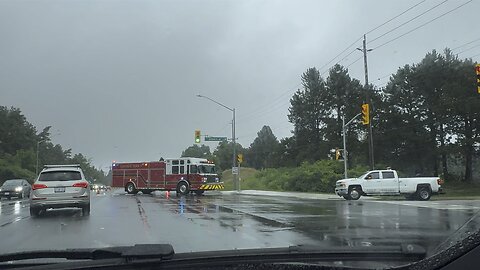 Car Accident in Aurora Ontario Canada - August 9, 2024