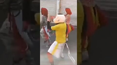 DANÇARINOS SUPER NINJAS, COM TURMA DA MÔNICA DANÇANDO NA CARRETA DA ALEGRIA, LIKE 3