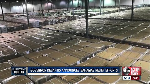 Governor DeSantis announces Bahamas relief efforts