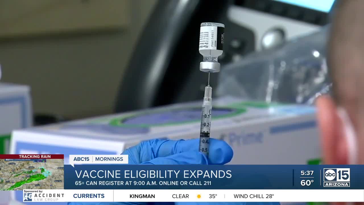 Coronavirus vaccine eligibility expands Tuesday