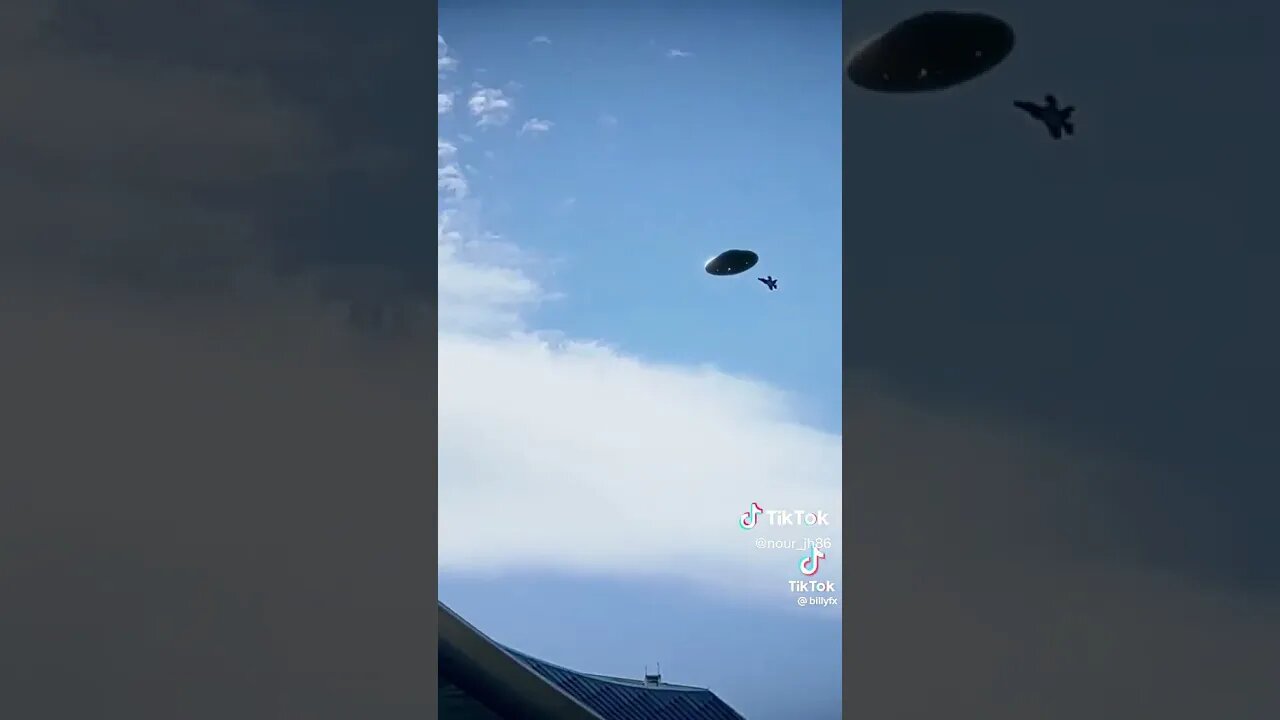 US Jet chasting UFO