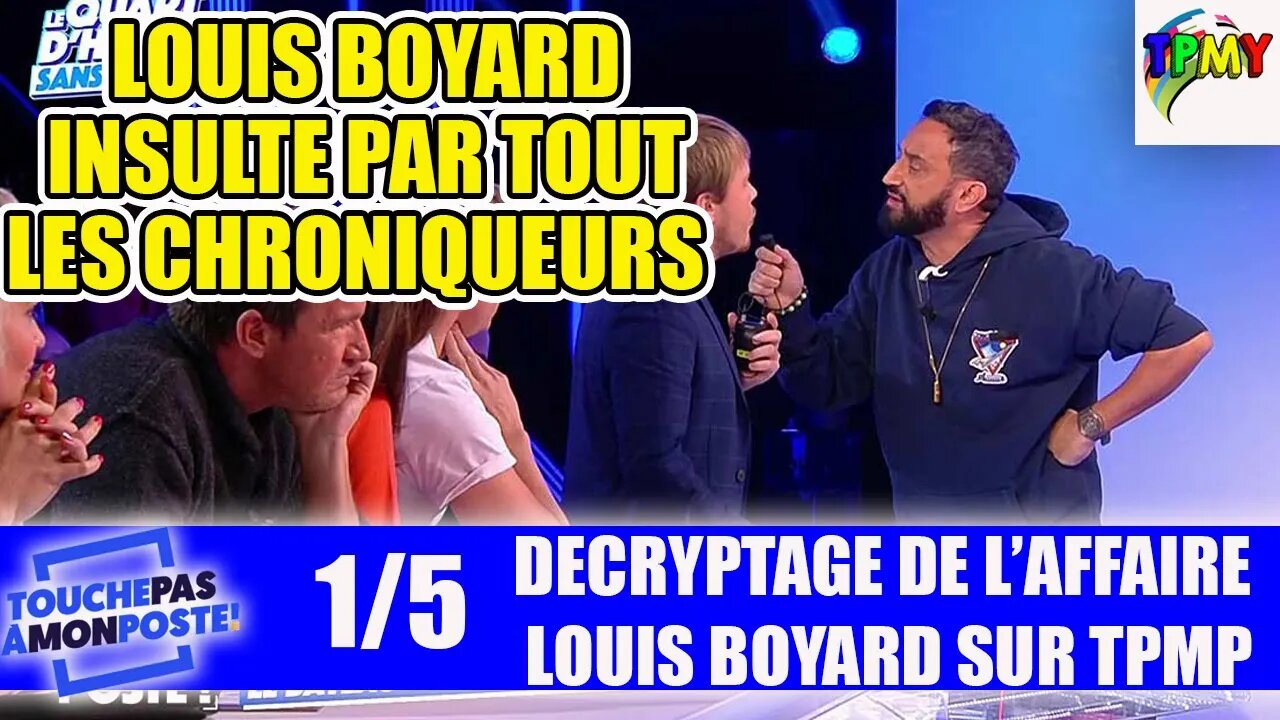 Affaire Louis Boyard, La réaction des chroniqueurs. "IL EST DEGOUTANT" #TPMP #hanouna #gillesverdez