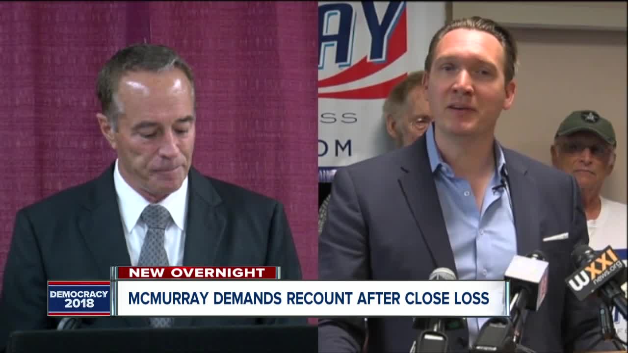 McMurray reverses course, demands recount after initially conceding to indicted incumbent Collins
