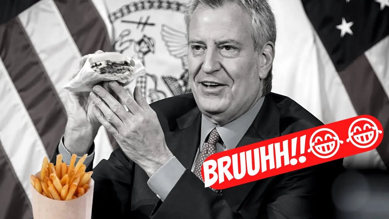 BURGERS AND FRIES 😂😂.. NEVER FORGET HOW DE BLASIO AND THEM TRIED BRIBING PEOPLE IN NEW YORK 🤡🤡