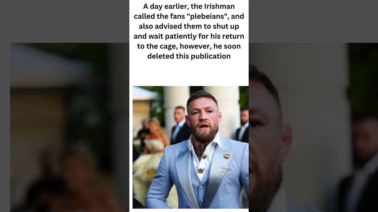 The perpetual MMA king, according to Conor McGregor #shorts