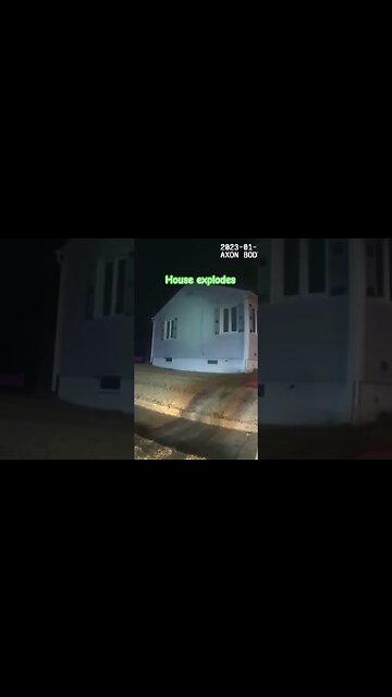 House explodes #crazy #explosion #police #firefighter #viral #fyp #shorts