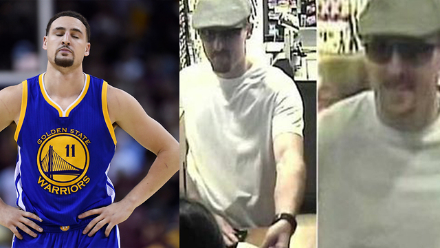 LOL! Klay Thompson Accused of Robbing Banks