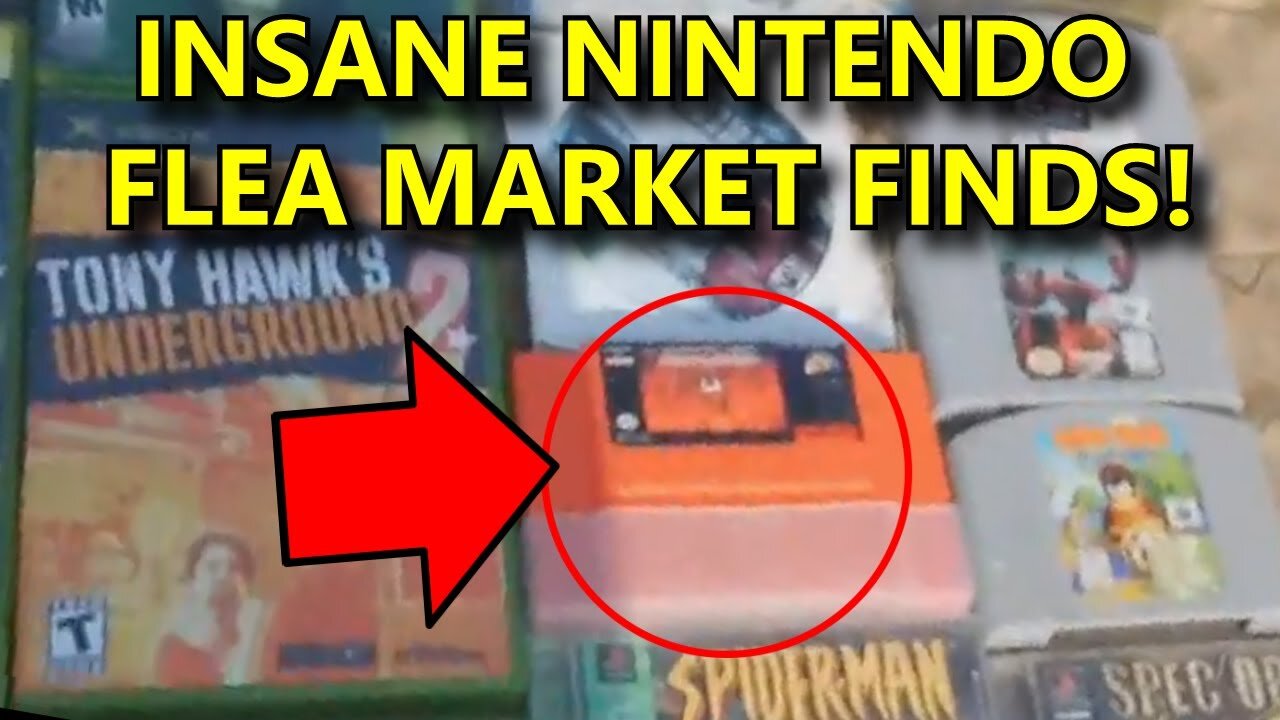 RARE NINTENDO FLEA MARKET FINDS! - ABrandonToThePast