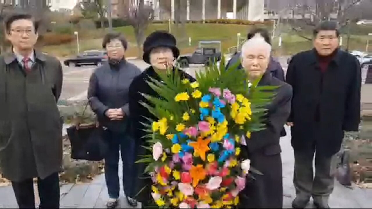 ★[태평TV] 171206-1 [국부 이승만 건국대통령 아드님 이인수 박사 내외] 미국 필라델피아 한국전 참전 미군 용사 기념비 참배_제2차 한미혈맹 미국투어!