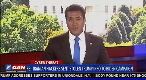 IRANIAN HACKERS SENT STOLEN TRUMP INFO TO BIDEN CAMPAIGN