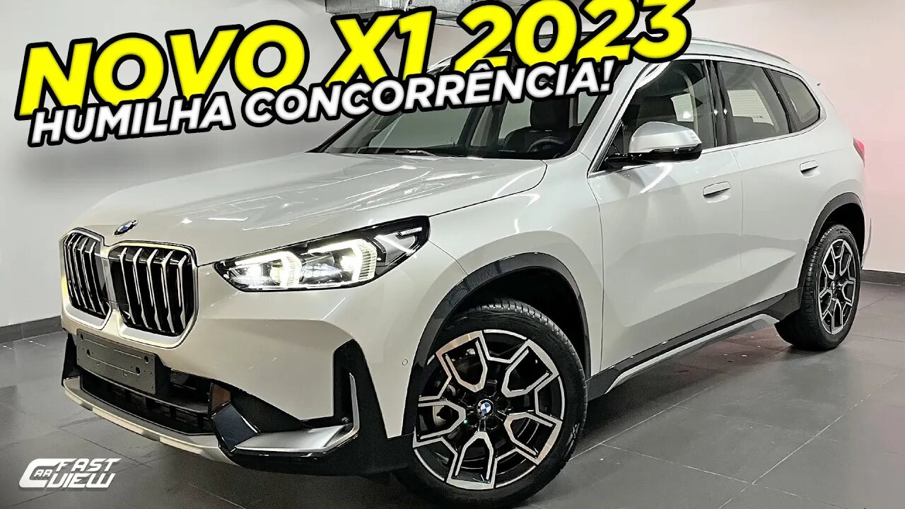 NOVO BMW X1 sDRIVE 20I X-LINE 2023 COM NOVO PAINEL, MULTIMÍDIA, MOTOR MAIS POTENTE E DESIGN RENOVADO