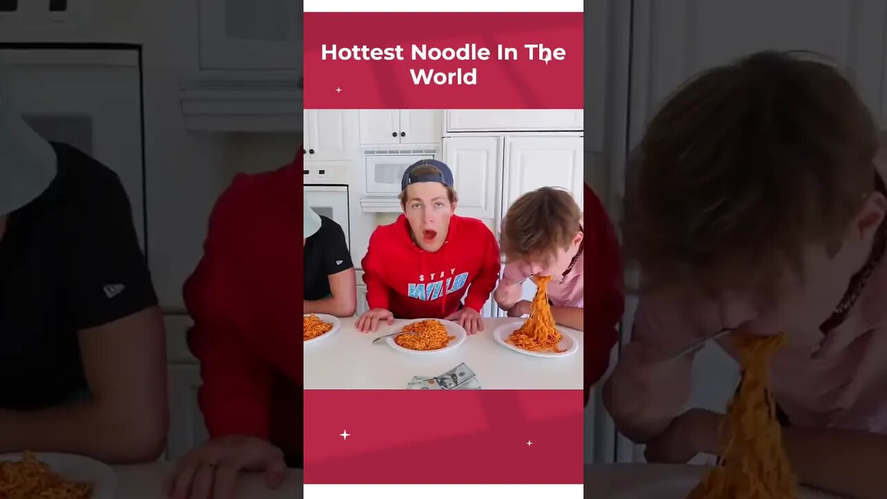 Hottest noodle in the world | ben azelart,brent rivera,Lexi rivera |