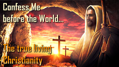 Confess Me before the World… Do not compromise! True Christianity is… ❤️ Jesus thru Bertha Dudde