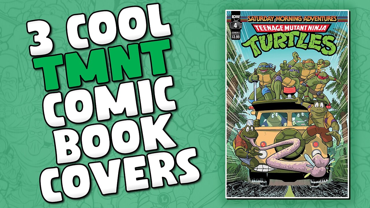 Great TMNT Comic Book Covers for Ninja Turtles Saturday Morning Adventures from Artist Travis Hymel