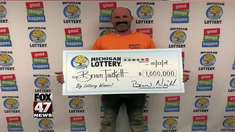 Local man claims million-dollar prize