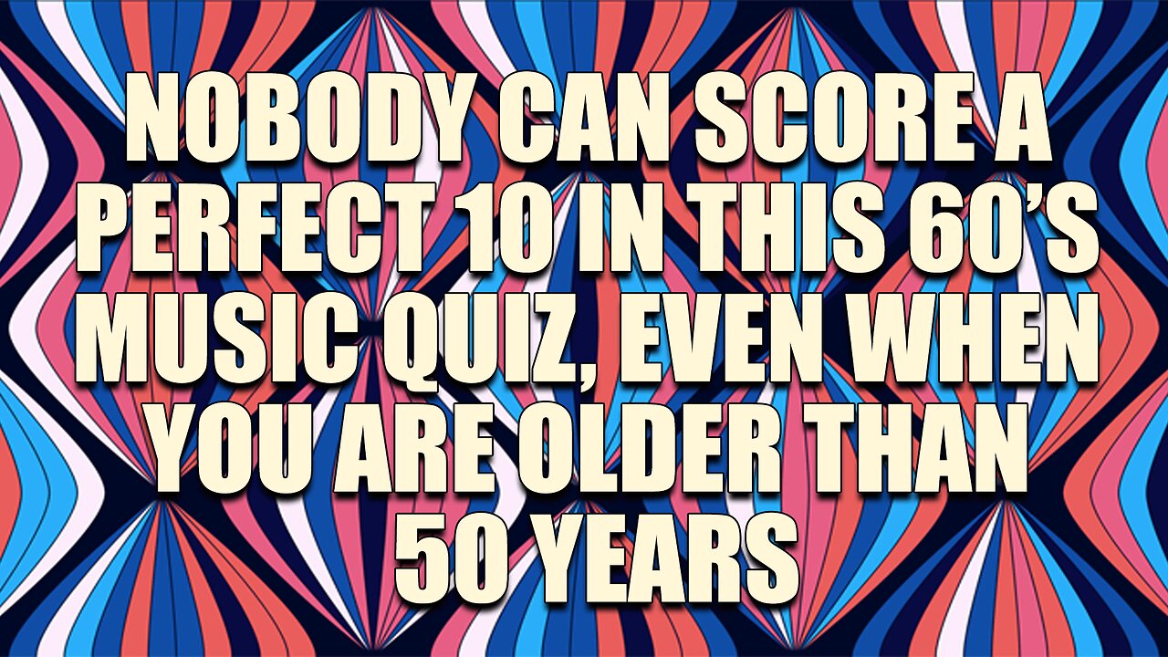 60's music quiz