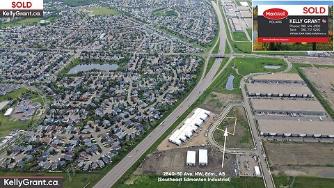 * SOLD * 2840-50 Avenue NW Commercial Land Parcel in Southeast Edmonton Industrial