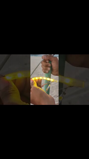 Watch Crispy LED Powered by The Blowing Wind With Handmade Wind Turbine