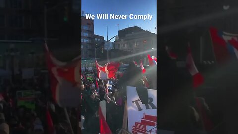 We will Never Comply #fyp #foryou #viral #trend #youtubeshort #youtubeshorts #canada #ottawa