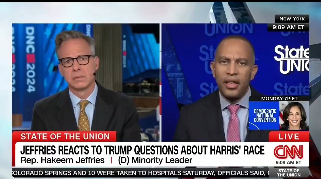 Rep Hakeem Jeffries Calls Trump Racist