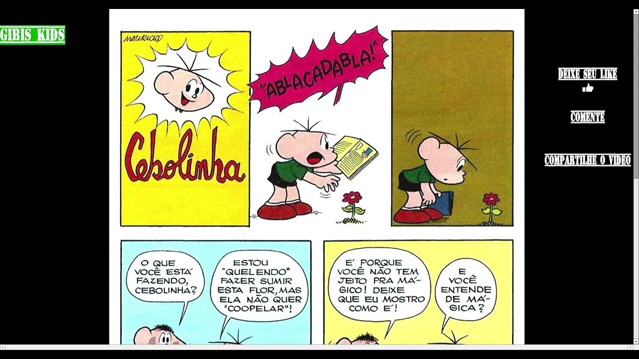 Cebolinha [Pause o Vídeo Caso Não Consiga Ler]