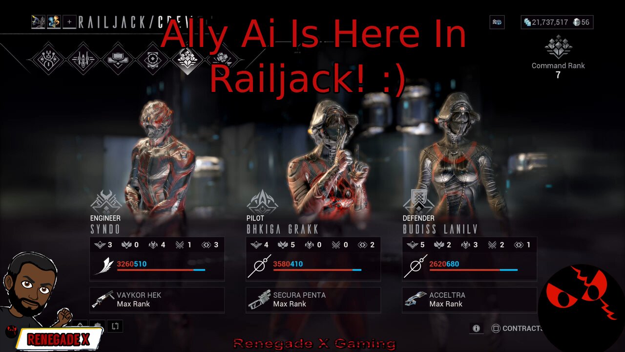 Finally Got Ally Ai in Railjack Now! | Deep Voice Gamer Plays Warframe Railjack Overhaul