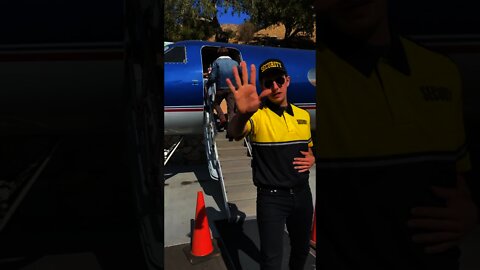 LOOK WHO GETS OFF THE PLANE