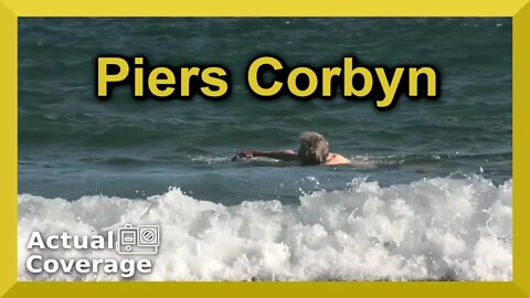 Astrophysicist weatherman 'Piers Corbyn' attacks the Sea | BOURNEMOUTH | 20th August 2022