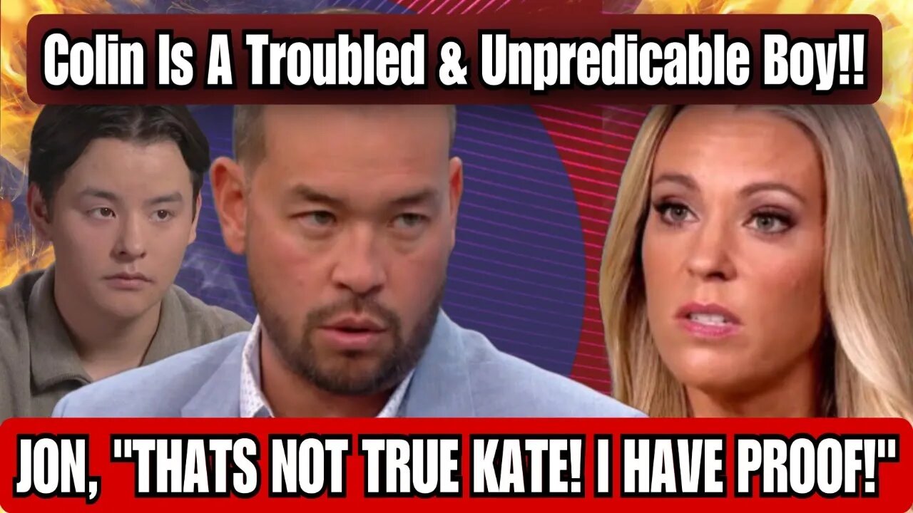 Kate Gosselin Say Son Collin Is A Troubled Young Man! Jon Fights Back, "That's A Lie Kate!"