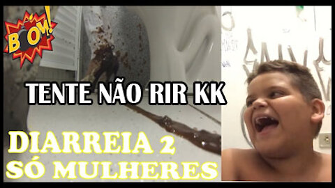 Pegadinha da Diarreia 2 (Só mulheres) com o gordinho rindo. Tente não rir! kkkkk
