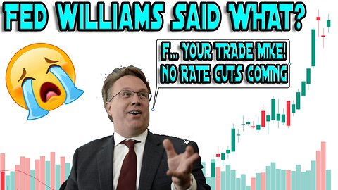FED SAID NO BULLISH TRADES... NO CUTS... MY TRADE GOSE...