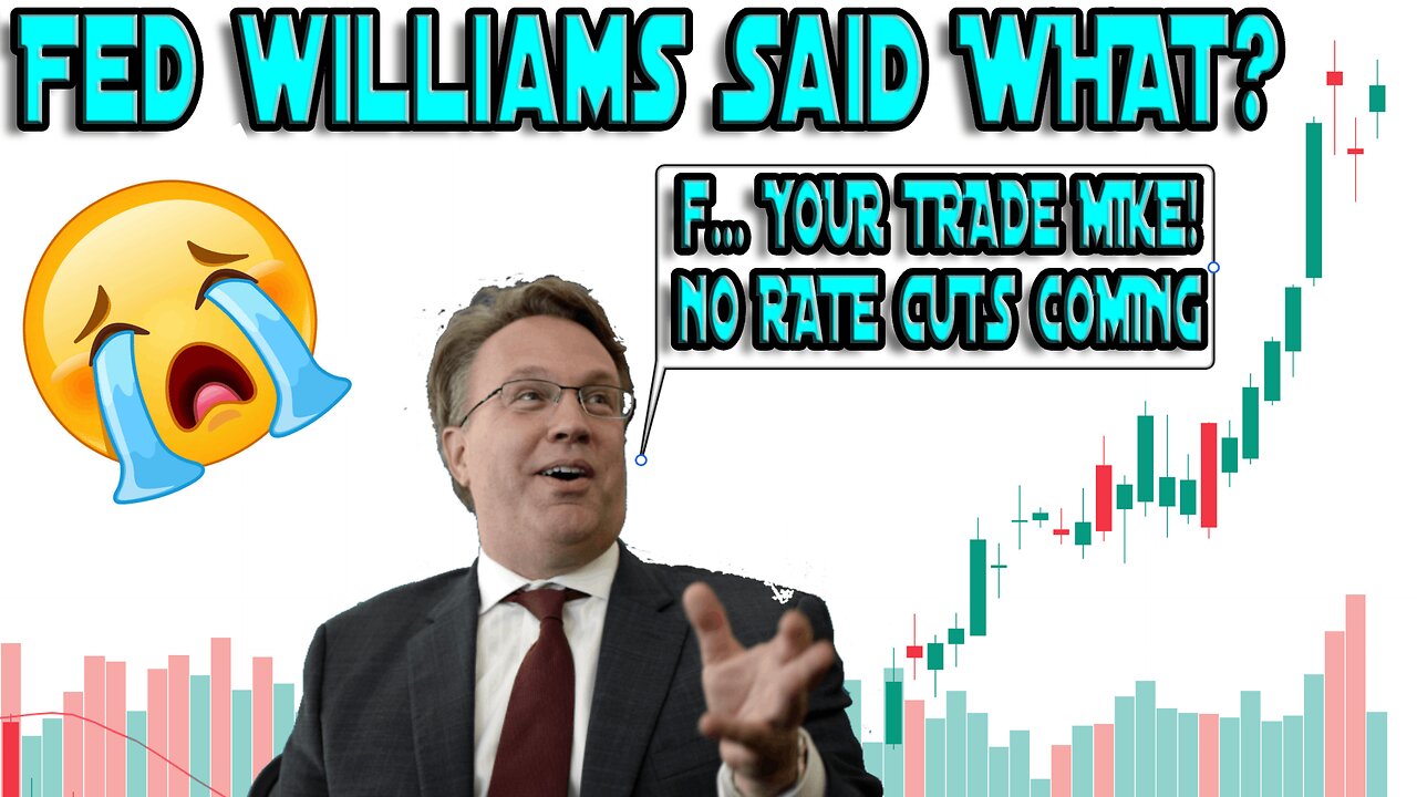 FED SAID NO BULLISH TRADES... NO CUTS... MY TRADE GOSE...