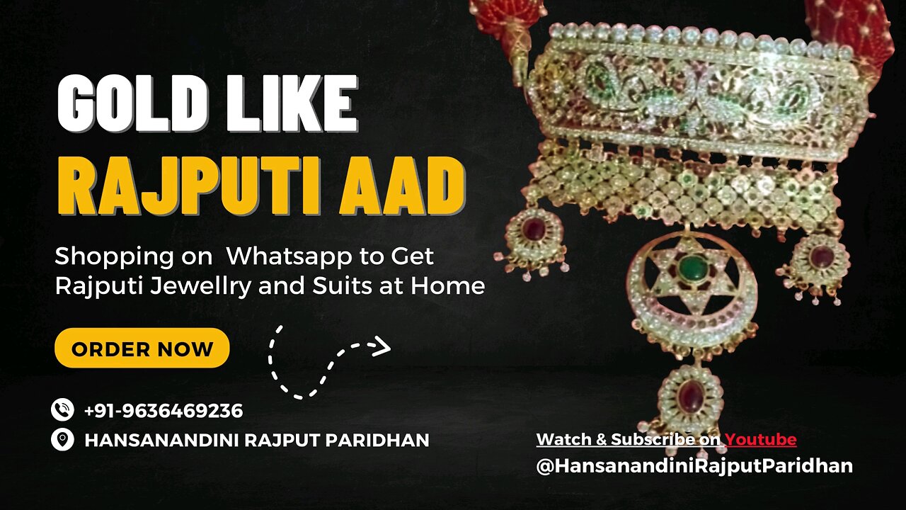 Gold Like Aad, Imitation Jewellry by Hansanandini Rajput Paridhan