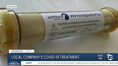 San Diego company's COVID-19 treatment shows promising results