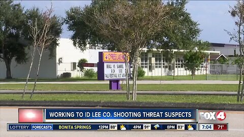 Crime Stoppers working to ID Lee County shooting threat suspects