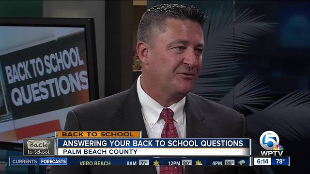 Palm Beach County school superintendent Dr. Robert Avossa speaks about 1st day of school